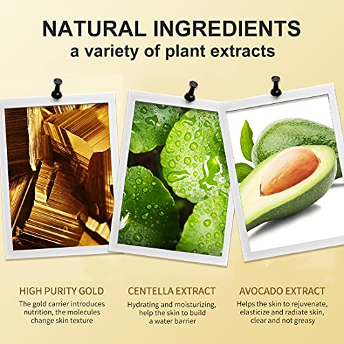 Under Eye Patches 30 Pairs- Dark Circles, Puffy Eyes Treatments?Reduce Wrinkles and Fine Lines, Hydrating and Anti-Wrinkle Effect Under-Eye Patches with Hyaluronic Acid and Collagen (24K Gold)
