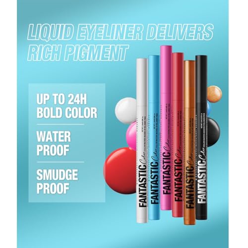Black Liquid Eyeliner Waterproof Smudgeproof Eyeliner Liquid Liner Black Long Lasting Hypoallergenic (12#)