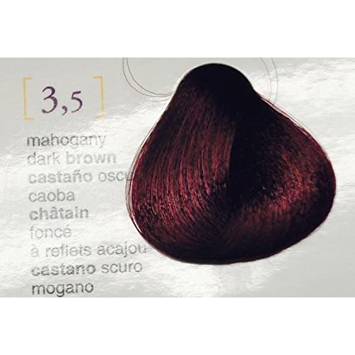 Salermvison Hair Coloring Cream #3.5 Dark Chestnut Mahogany 75 Ml/2.5 Oz