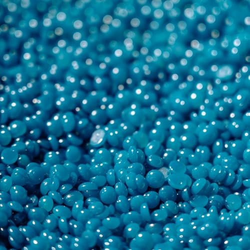 KoluaWax Hard Wax Beads for Hair Removal ? Coarse Hair Formula ? Face, Brazilian, Underarms, Back Chest, Bikini Waxing ? Sea Salt & Surf, 1lb Refill for Wax Warmers & 10 Large Applicator Sticks