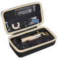 Case for BaBylissPRO FXONE/FX+ Professional Cord/Cordless Hair Clipper - Hard Protective Travel Carrying Storage Organizer Bag (Black & Golden)