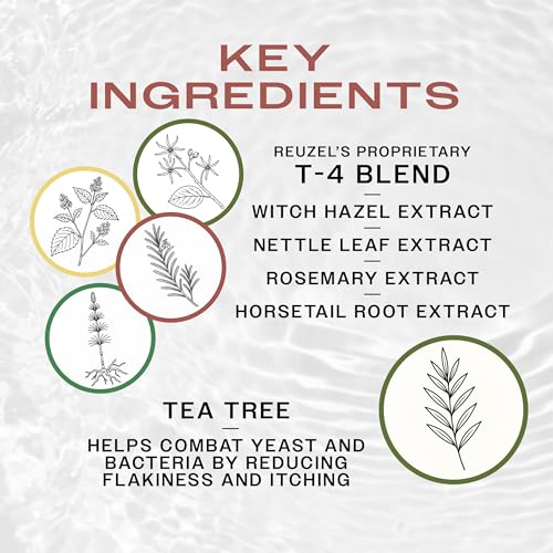 Reuzel 3-In-1 Tea Tree Shampoo, Cleanses Hair and Body