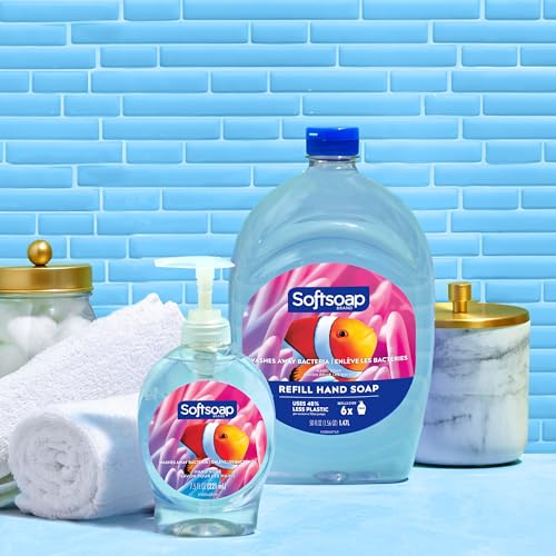 Softsoap Liquid Hand Soap,Aquarium Series - 7.5 Fl Oz,(Pack of 12)