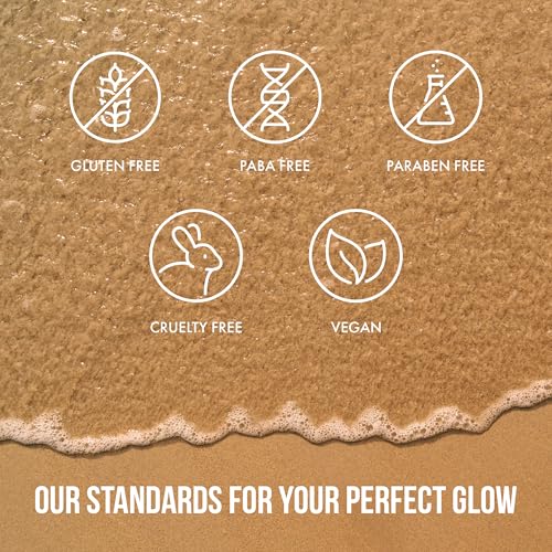 Tan Asz U Giddy Up & Glow Tanning Lotion, 500X Sedona Sunset Wild Bronzer with Wild Rose & Prickly Pear Glow Serum, 7.5 Fl Oz