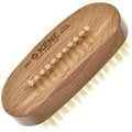 Kent NB3 Natural Bristle Fingernail Brush and Hand Scrub Brush for Nails. Beechwood Finger Nail Brush to Clean Nails and Nail Scrubber Brush for Hands, Feet, Fingernails, and Toenails. Made in England