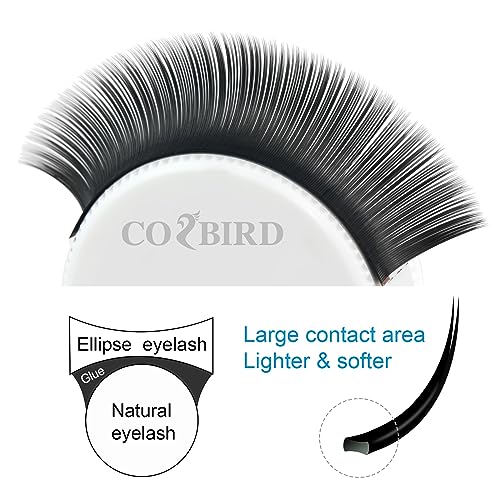 Bottom Lash Extension Eyelash Extensions Flat Ellipse 0.20 J curl 5mm 6mm 7mm Mix Tray Natural Under Lahes 1X1 Lash Supplies Faux Mink Soft Split Tips
