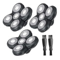 3PCS Shaver Replacment Heads Compatible with Remington SPF-300 Replacement Screen and Cutter for Foil Shavers F4900, F5800, F7800 Shavers