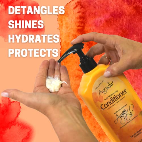 AGADIR Daily Moisturizing Conditioner, 33.8 Fl Oz