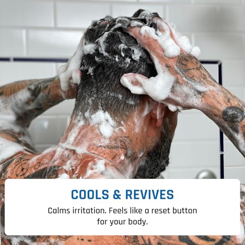 Derm Dude 3-in-1 Body Wash, Shampoo & Conditioner for Men | Daily Hydrating Shower Gel with Aloe Vera & Vitamin E | All Skin & Hair Types | MVP Scent, 8oz