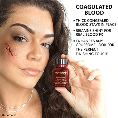 Mehron Makeup Coagulated Blood | Fake Blood | SFX Makeup for Halloween | 0.5 oz (14 g)
