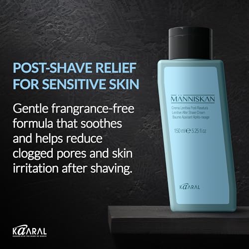 M?nniskan Lenitive After Shave Cream, 150ml - Gentle, Refreshing Moisturizer with Plant Extracts to Soothe and Calm Skin