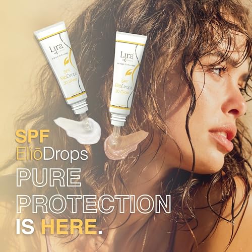 Lira Clinical Eli?Drops SPF 30 Sheer - 1 fl oz - 16% Zinc Oxide Tinted Physical Sunscreen for Face - UVA/UVB/HEV Broad Spectrum & Reef Safe Sunscreen Serum - for All Skin Types
