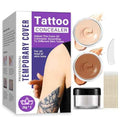 Tattoo Cover Up Makeup, Waterproof & Sweatproof Tattoo Concealer, Long-Lasting for Tattoos, Scars, Spots, Vitiligo, 2 Colors