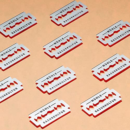 MUEHLE 10 Double Edge Blades with for Safety Razors, 1 Pound