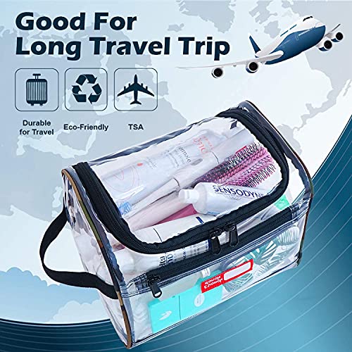 Rough Enough Clear Toiletry Bag For Toiletries Accessories