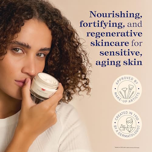 Embryolisse Nutri-Vitality Age-Defying Face Cream, Collagen-Supporting Moisturizer for Mature, Sensitive Skin with Red Maple Extract & Macadamia Oil, 1.69 Fl Oz