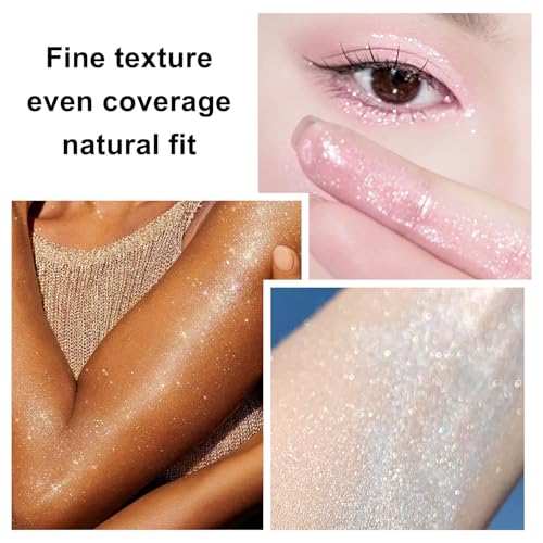 Hair and Body Glitter Spray, 1PC Glint-Rainbow Glitter Hairspray Dry Powder Makeup for Clothes, Festival Rave Prom Loose Sparkle Powder,Holographic Ultra Fine Resin Glitters for Crafts (Glint-Rainbow)