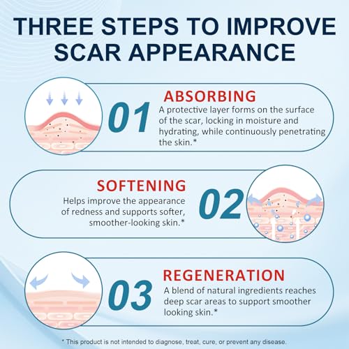 Scar Stick for Scars After Surgery & C-Section, Cocoa Butter Stick with Vitamin E for Scars, 5-in-1 Smoothing Formula to Improves Texture & Discoloration, Non-Greasy (0.7 oz)