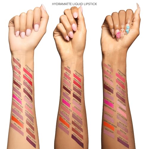 Gerard Cosmetics HydraMatte Liquid Lipstick Bare It All, Mauve Lipstick with Matte Finish, Long Lasting and Non Drying, Super Pigmented Fully Opaque Lip Color