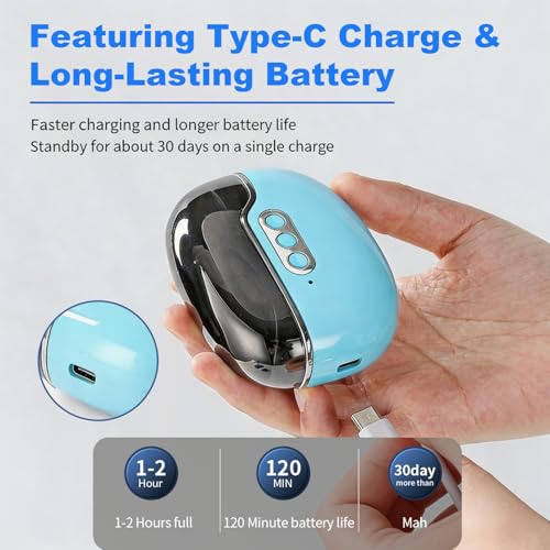 Electric Nail Clipper, 3 Speed Electric Nail Clippers for Seniors & Adults, Baby Electric Nail Trimmer with Light & Clip Storage, USB Electric Automatic Nail Clipper for Fingernail (Black)