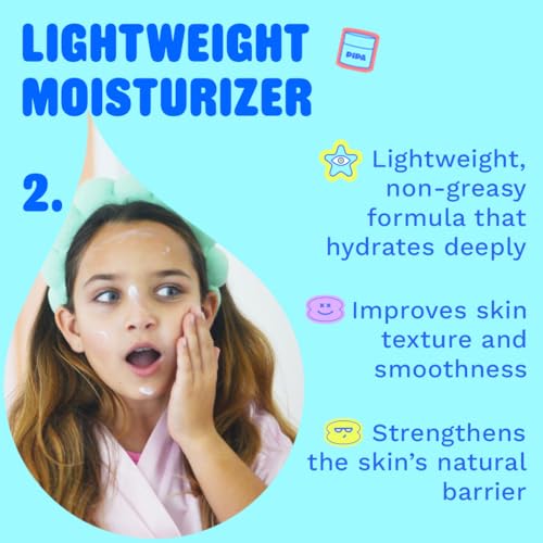 Pipa Skincare Daily Glow Bundle for Kids & Tweens ? Smooth Operator Moisturizer, Squeaky Clean Cleanser & Cute Pouch for Gentle, Hydrating, and Effective Daily Skincare - Kids Skin Care Gift Set