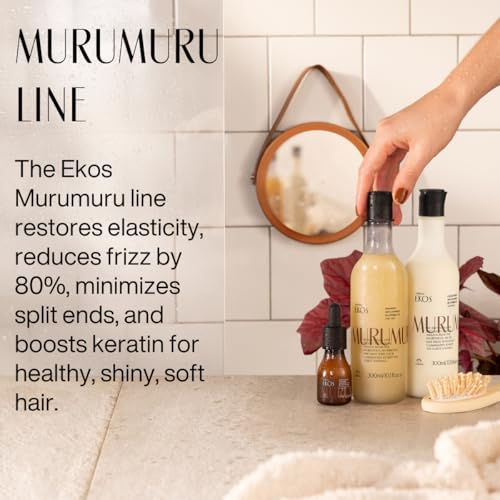 natura - Ekos Murumuru Restoring Conditioner Refill - Anti-Damage - Hair Detangler & Moisturizer - Vegan Hair Care - Brazilian Beauty Secrets - Personal & Self Care - 10.1 fl oz (300ml)