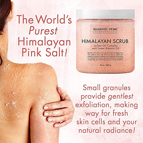 Majestic Pure Himalayan Mud Mask (10 oz) and Himalayan Scrub (10 oz) Bundle