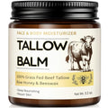 Beef Tallow for Skin, Organic Tallow and Honey Balm for Face, Natural Face Moisturizer, Grass Fed Beef Tallow Skin Care Cream Body Butter, Deep Hydrate and Nourish Dry Skin