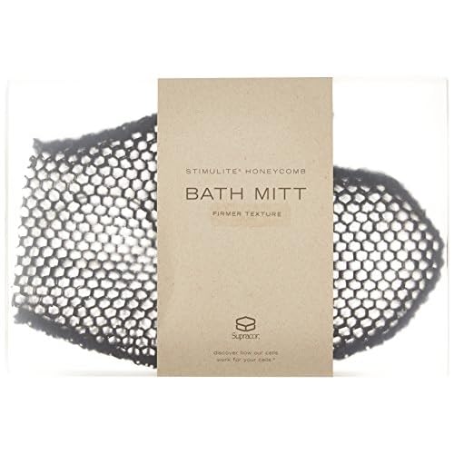 Unisex SUPRACOR Stimulite Bath Mitt (Black)