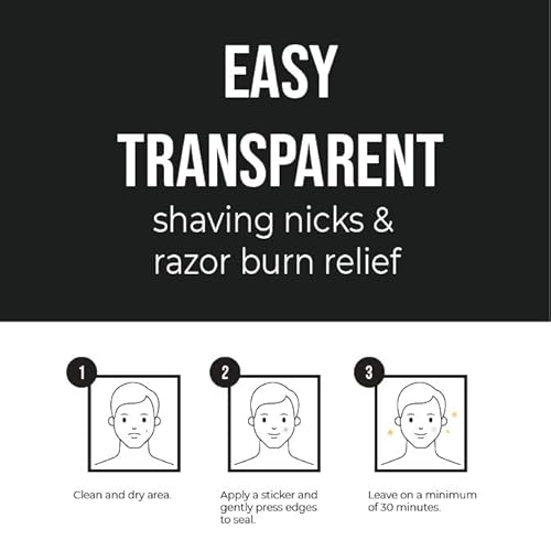 NICK FIX Shaving Patch Gifts for Men, Stocking Stuffer & Christmas Gift Idea, Holiday Shaving & Beard Care Kit, Travel Grooming Gift for Dad, Husband or Him, Styptic Pencil Alternative