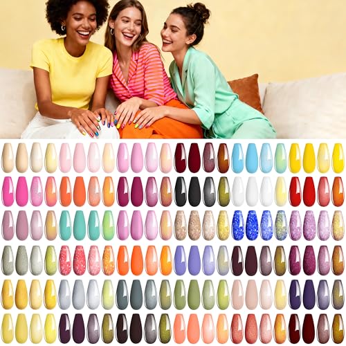 NAIL POLISH KIT with U V Lamp and Drill Starter Kit 36 Colors Gel Nail Polish Nail Art Gel Manicure Kit