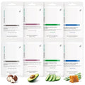 JUMAN Dead Sea Minerals Mud Mask Sampler Set | Mask Set with Essential Oils & Plant Extracts | Travel Friendly and Portable | Nourishes, Protects & Hydrates | SLS & Paraben Free | Vegan | Pack of 8