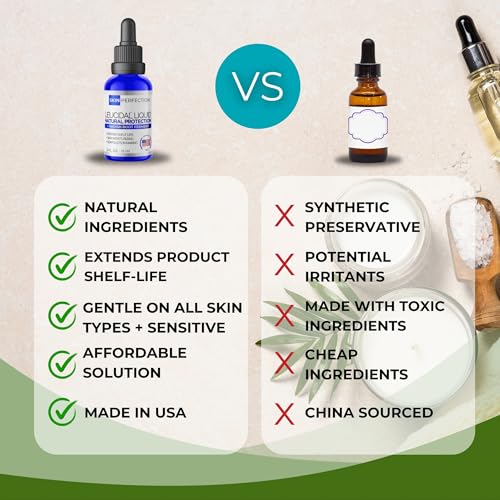 Skin Perfection Leucidal¢ç Liquid Radish Root Natural Alternative to Synthetic Preservatives for Hyaluronic Acid Serums, DIY Lotion Making, Skin Care, Cosmetics, Beauty Lines (0.5 ounces)