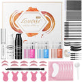 Lash Lift and Black Kit, Instant Fuller Eyelash Lift Brow Lamination Kit with Black Colors, Fast Quick Lifting and Voluminous Coloring, Achieve Salon-Quality Results