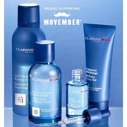 CLARINSMEN After Shave Soothing Gel | Hydrating Aftershave Gel for Men | Soothes Irritations and Razor Burn | Moisturizes and Smoothes | Softens and Refreshes Beard | All Skin Types | 2.5 Ounces