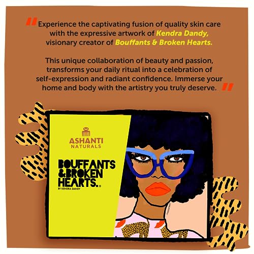 Ashanti Naturals Authentic African Black Soap Bar | Cleansing and Nourishing Black African Soap Bar| Acne Bar Soap with Shea Butter and Coconut Oil (8oz)