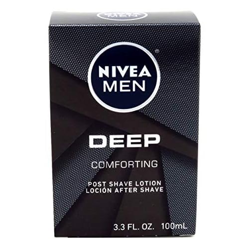 Nivea Men Deep Comforting Post Shave Lotion 3.3 Ounce (100ml) (2 Pack)