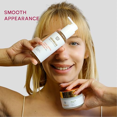 Fossil Mineral Purifying Peeling Gel 100ML ? Exfoliating Gel with Green Tea, Rice Oil & Vitamin E for Deep Cleansing, Pore Refining, Blackhead Removal & Skin Brightening