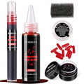 Halloween Fake Blood SFX Makeup Kit ? Realistic Liquid Spray, Dripping Blood, Coagulated Gel, Capsules, Sponge & Soap ? Washable Special Effects Body Paint for Vampire & Zombie Costumes