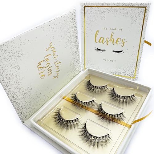 Volume 1 - (Reusable False Eyelashes) - (Cruelty Free) - (3 Pairs)