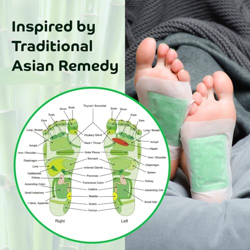 Bandoo Original Foot Pads ? Premium Natural Foot Care Pad, Comfortable Overnight Application for Men & Women - 10 Count