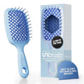 FHI Heat UNbrush Detangling Brush for Pain-Free Brushing on All Wet or Dry Hair Types ? Durable DuoFlex Anti-Static Bristles, Lightweight Handle, Vented Hair Brush