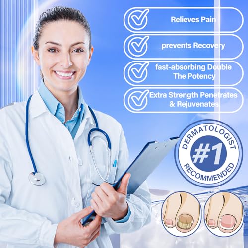 Toenail Fungus Treatment Extra Strength, Ingrown Toenail Treatment, 80 Pcs Glue-Free Breathable Corrector Patches, Professional Ingrown Toenail Tools, Not Prone to Falling Off, with File