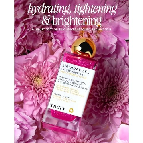Truly Luxury Body Oil | Hydrating & Illuminating with Natural Shimmer | For Smooth, Glowing Skin and Long-Lasting Fragrance