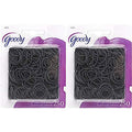 Goody Classics Girls Rubberband, Black, 250 Count (Pack of 2)