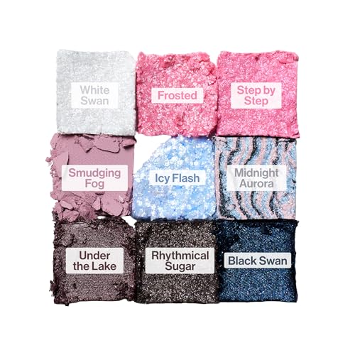 UNLEASHIA Glitterpedia Eye Shadow |Palette|Eye Makeup|Point Makeup Vegan|Cosmetics|Korean Cosmetics|Daily|matte|glitter|shimmer|pearl|daily|party|sparkling¡¦ (No.8 All of Dancing Swan)