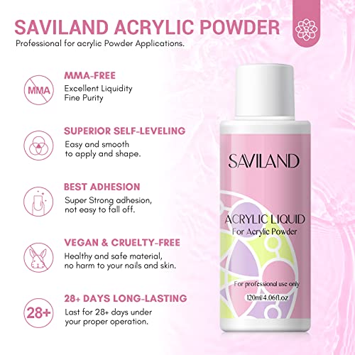 SAVILAND Acrylic Nail Kit with Nail Forms
