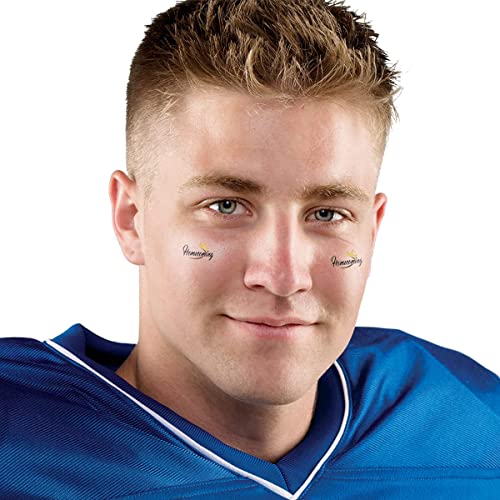 Anderson's 25-Piece Homecoming Crown and Football Body Decal Set, Tattoos, Cheek Cheers, Fan Gear, Sports Fan Gear,School Spirit, Football Cheerleader Accessories