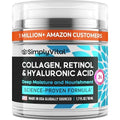 Anti-Aging Face Moisturizer with Retinol, Collagen & Hyaluronic Acid - Made in USA - Moisturizer Face Cream for Women & Men - Firming & Hydrating Neck Cream - Day & Night Skin Care - 1.7 fl oz