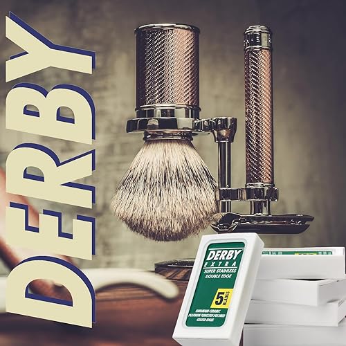 100 "Derby Extra Professional" Double Edge Razor Blades for straight razor
